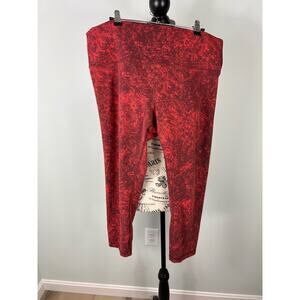 Lululemon Plus Size Orange and Black high waisted Leggings